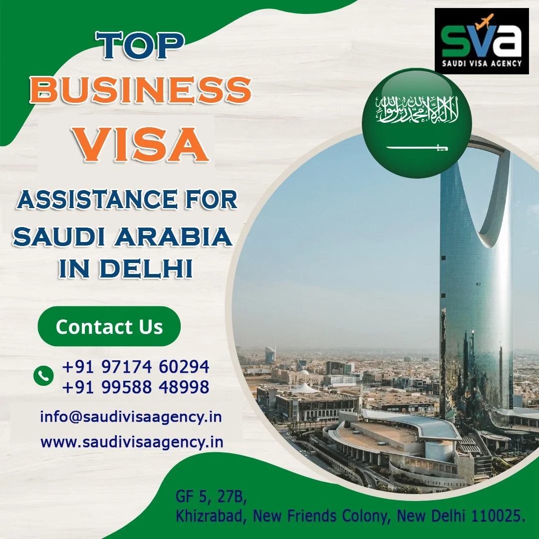 Commercial Visit Visa for Saudi Arab from India by SVA Delhi